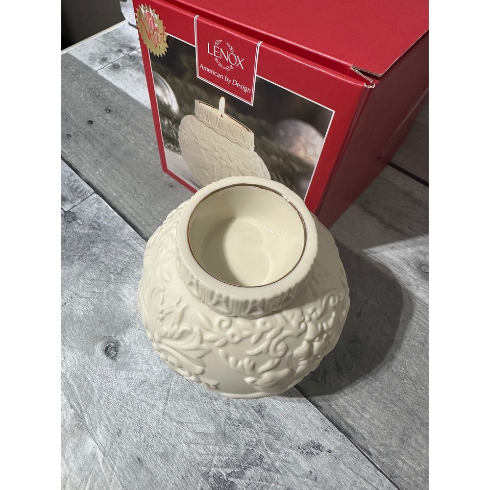 Lenox Ornamental Glow Winter Demask Votive - Picture 5 of 7